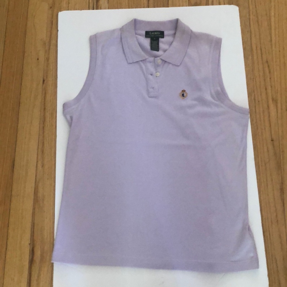 Ralph Lauren Lavender Sleeveless Shirt